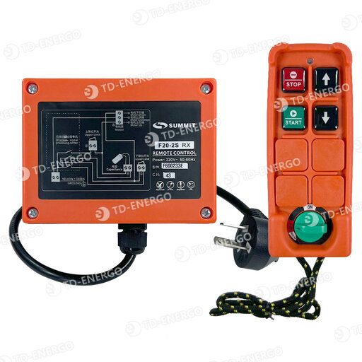 TeleControl F20-2S (2 кнопки, 1 скорость)